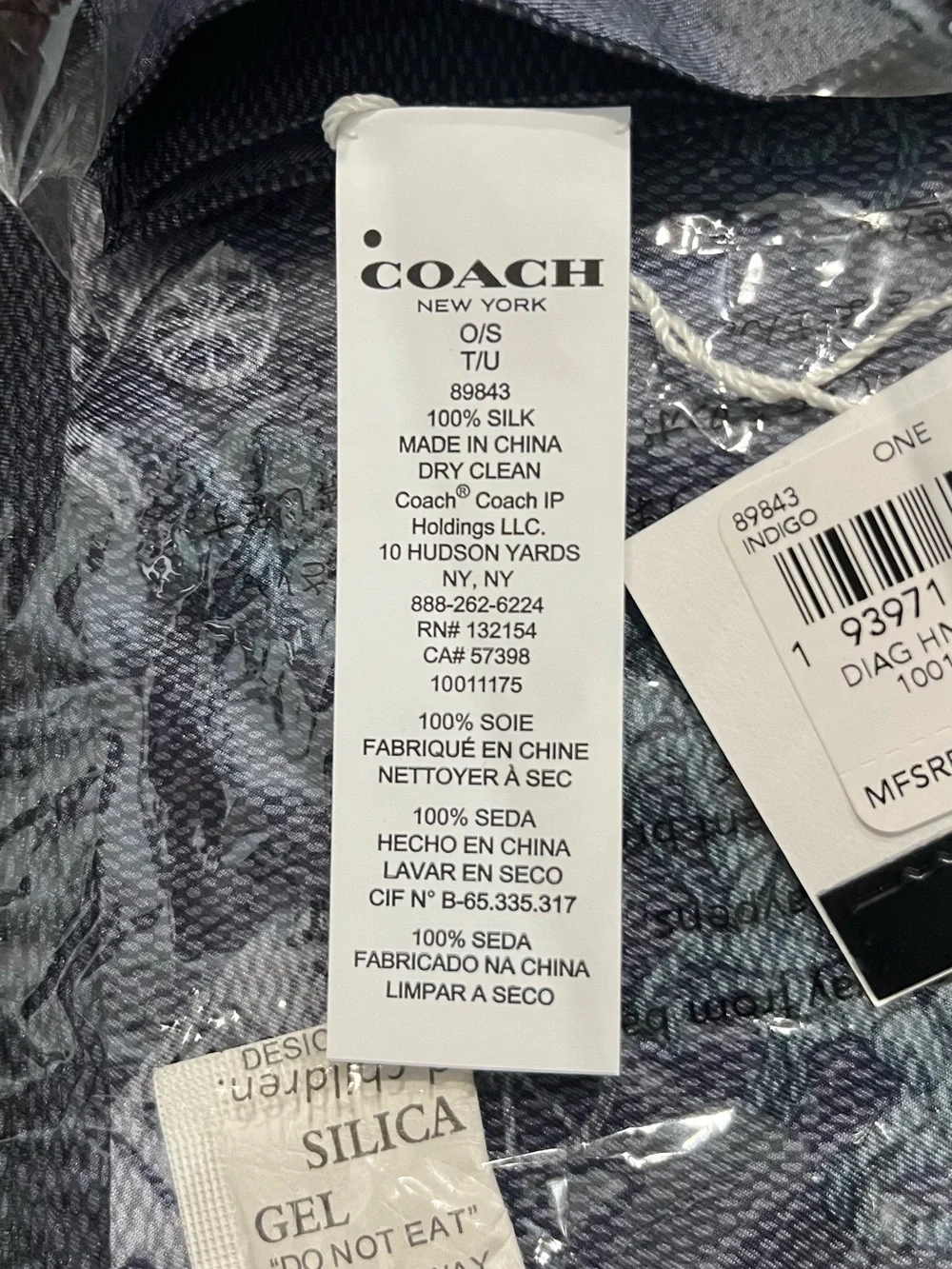 New Coach Horse and Carriage Silk Square scarf
